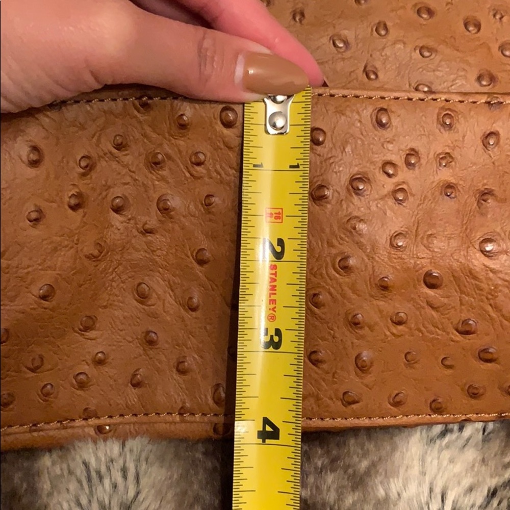 Rebecca Minkoff Ostritch Leather Bag in Tan - Picture 11 of 11